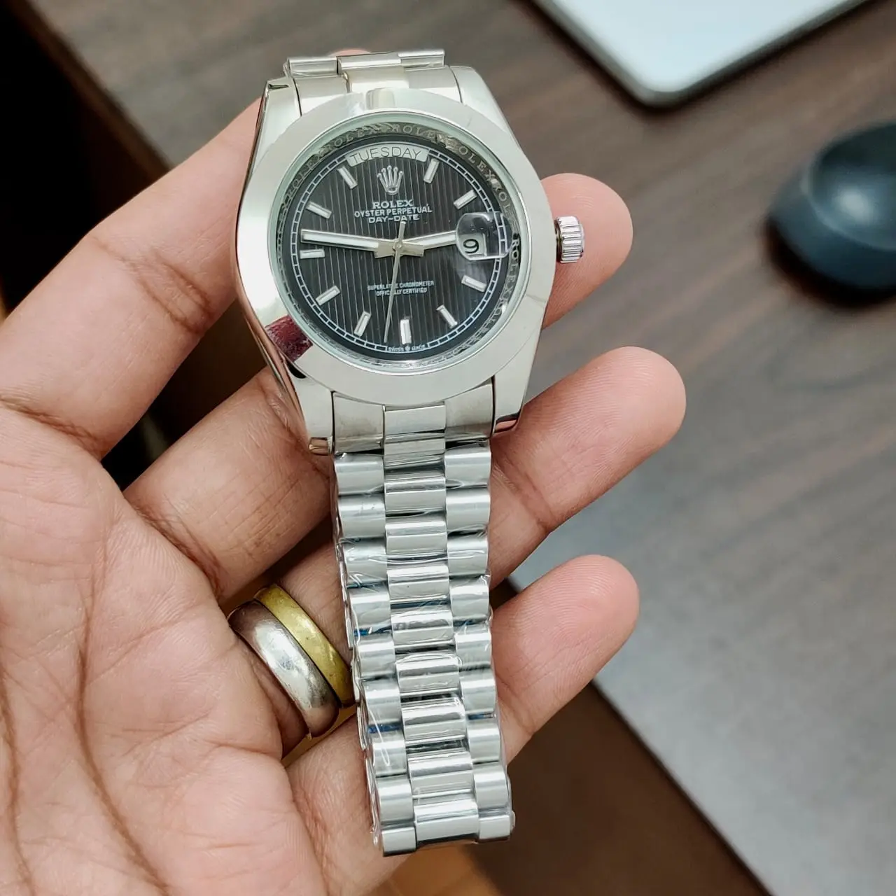 Rolex Dress watch — black dial