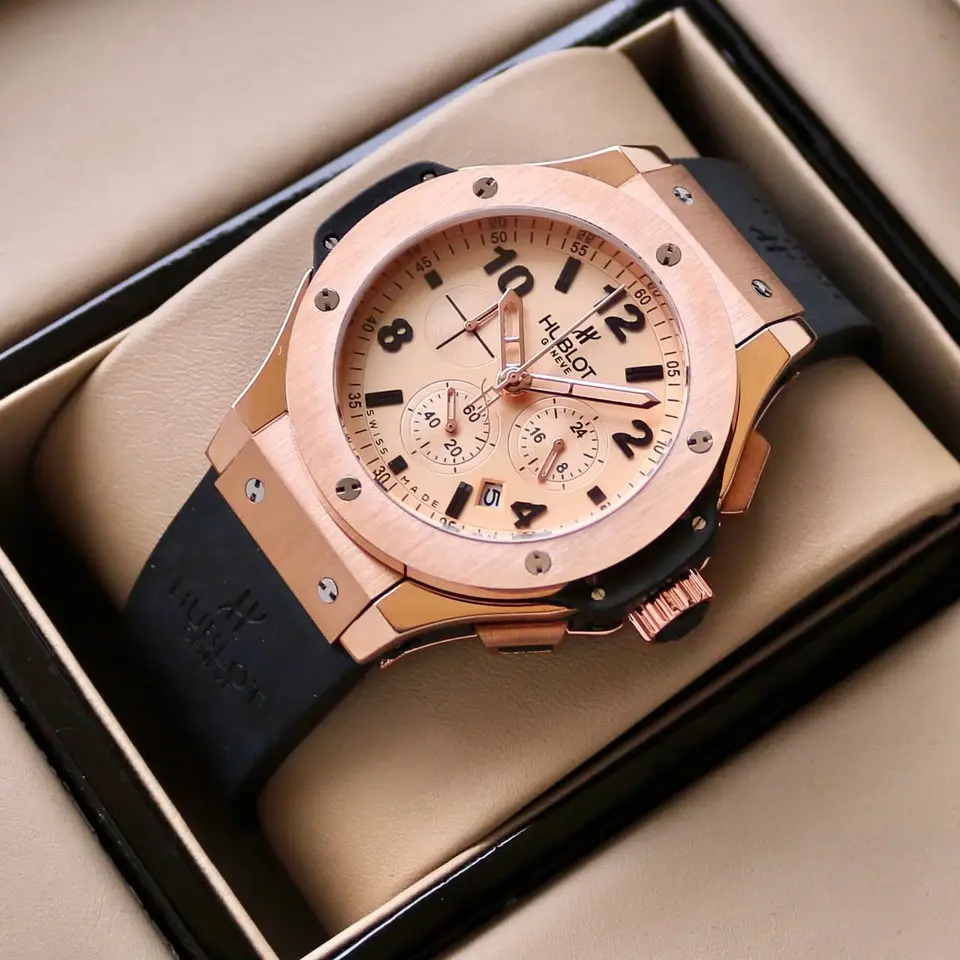 Hublot Big Bang — rose dial, rose gold