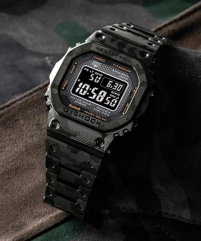 G-Shock GMW-B5000 — black dial, black case