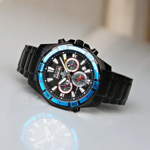 Casio Edifice — black dial, black case