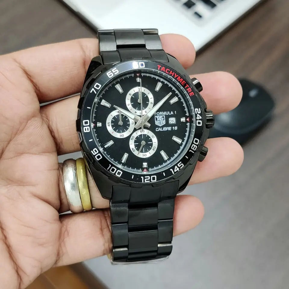 TAG Heuer Formula 1 — black dial, black case