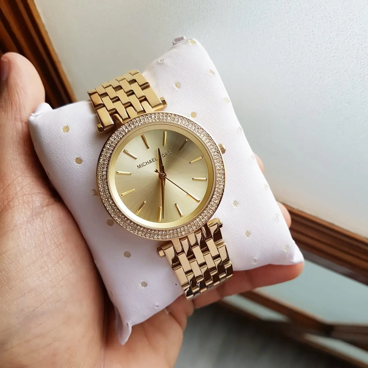 Michael Kors Darci — gold dial, gold