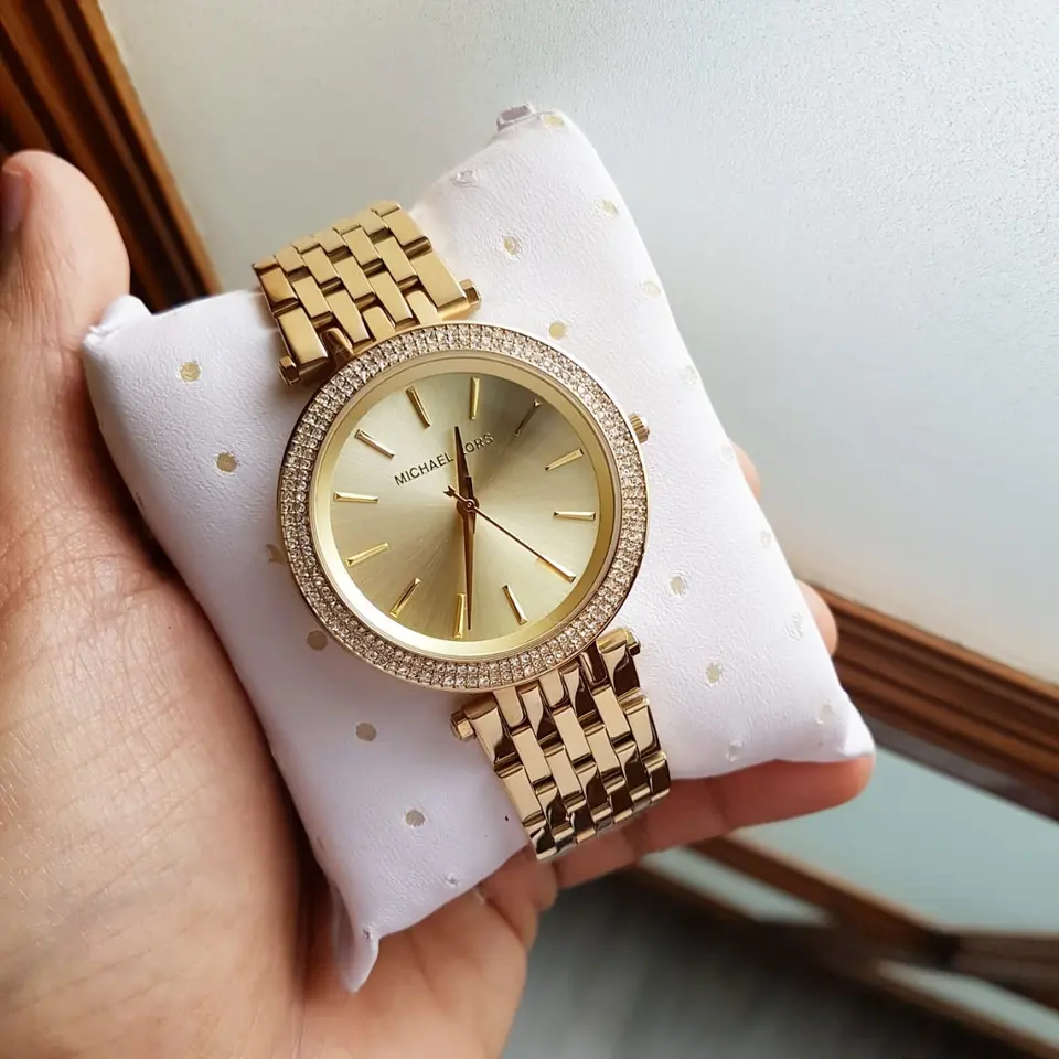 Michael Kors Darci — gold dial, gold