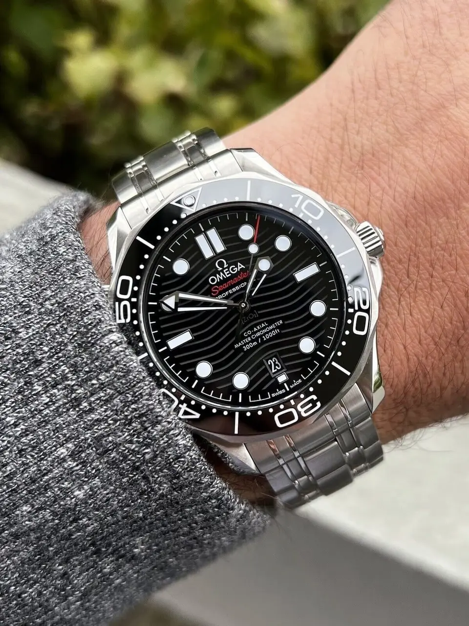 Omega Seamaster — black dial