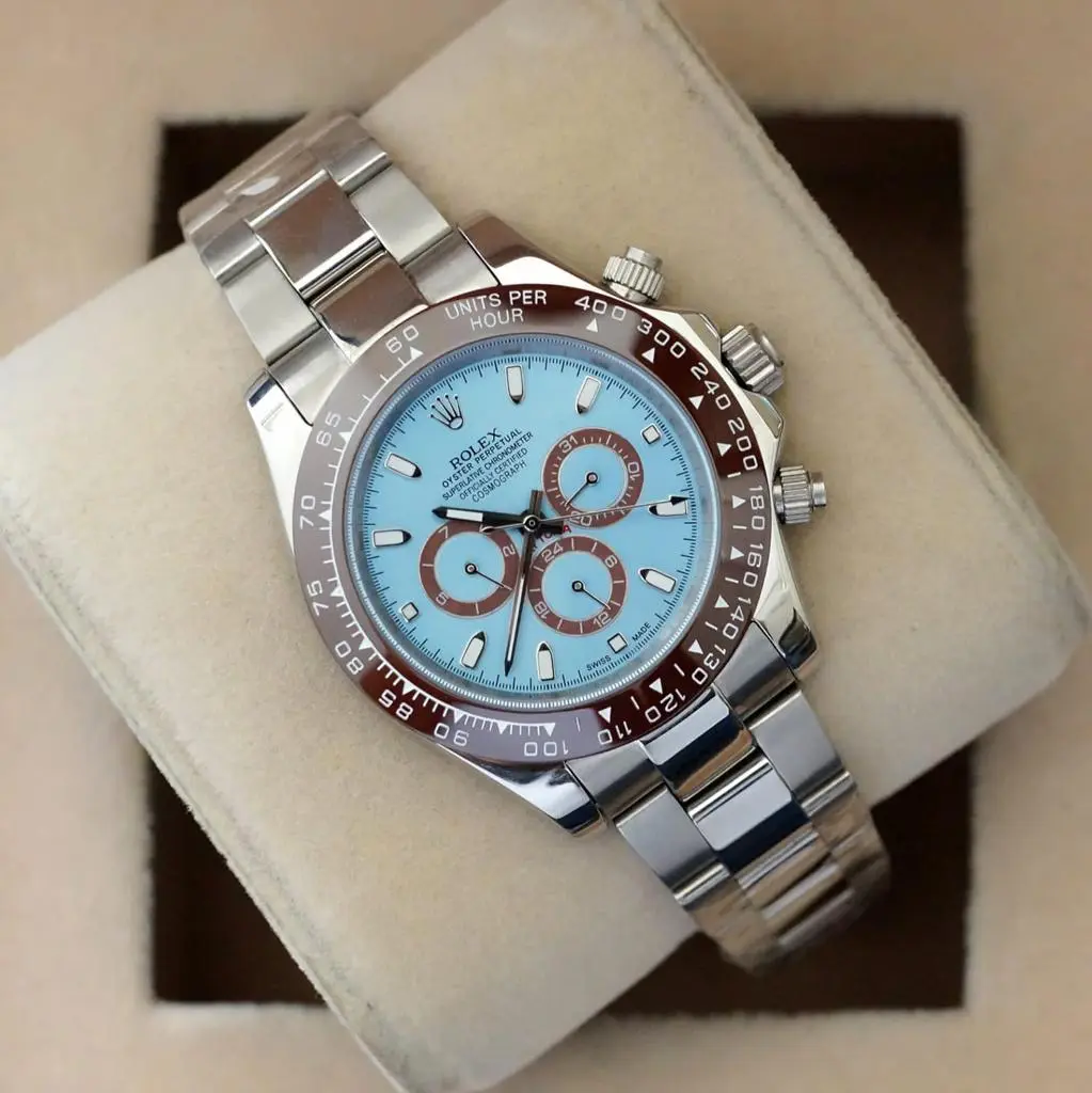 Rolex Daytona — blue dial