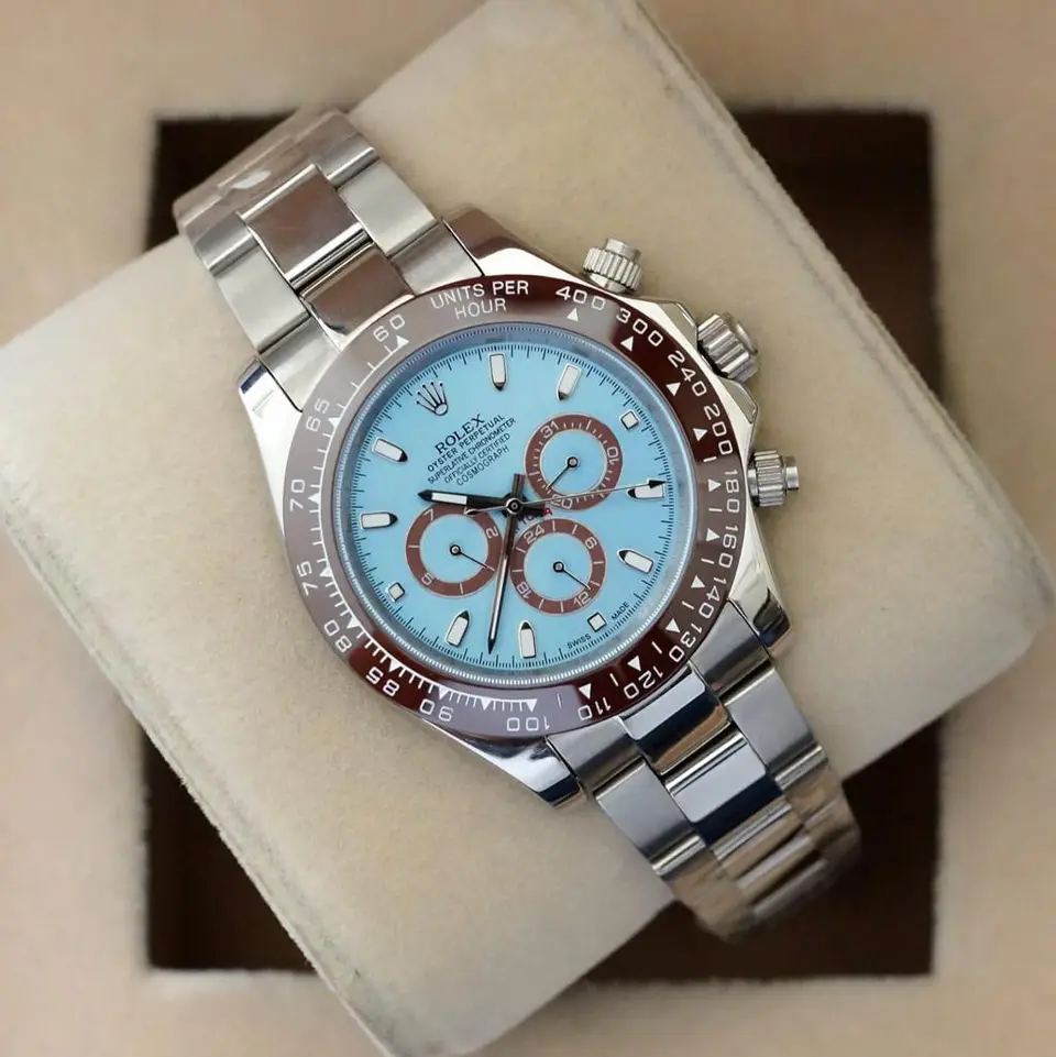 Rolex Daytona — blue dial