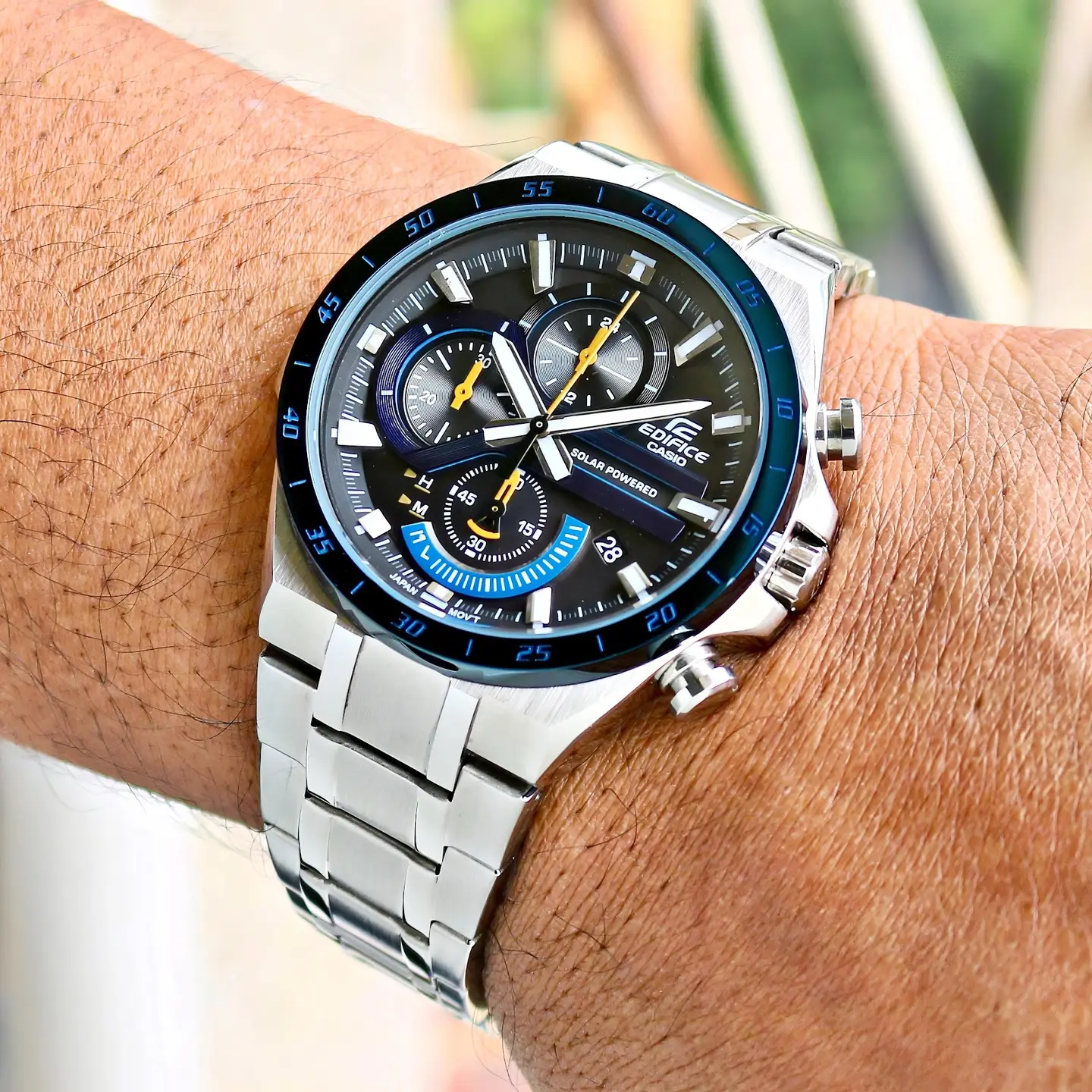 Casio Edifice — black dial