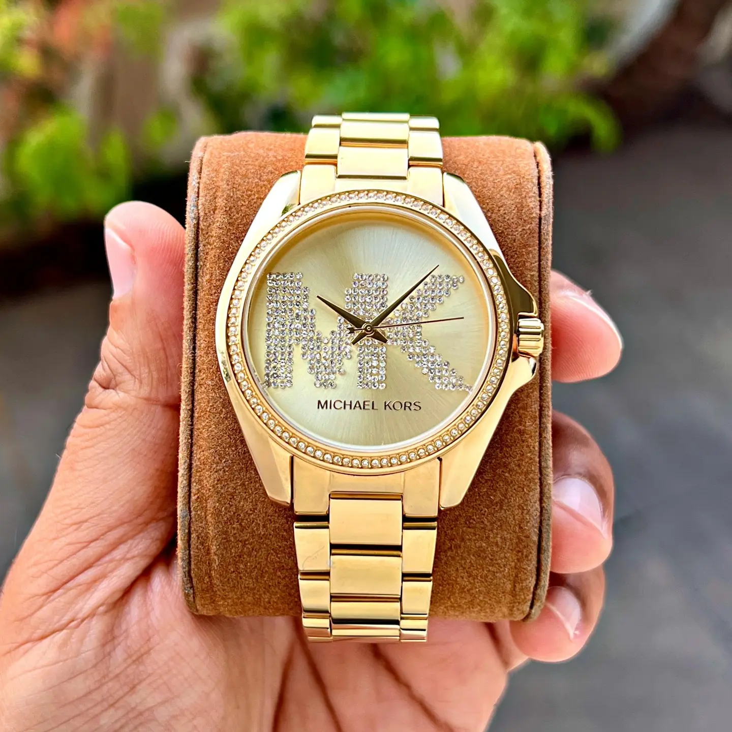Michael Kors Bradshaw — gold dial, gold