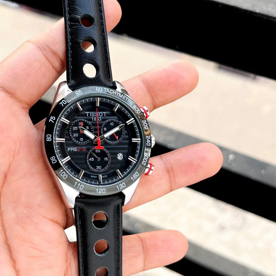 Tissot PRS 516 — black dial