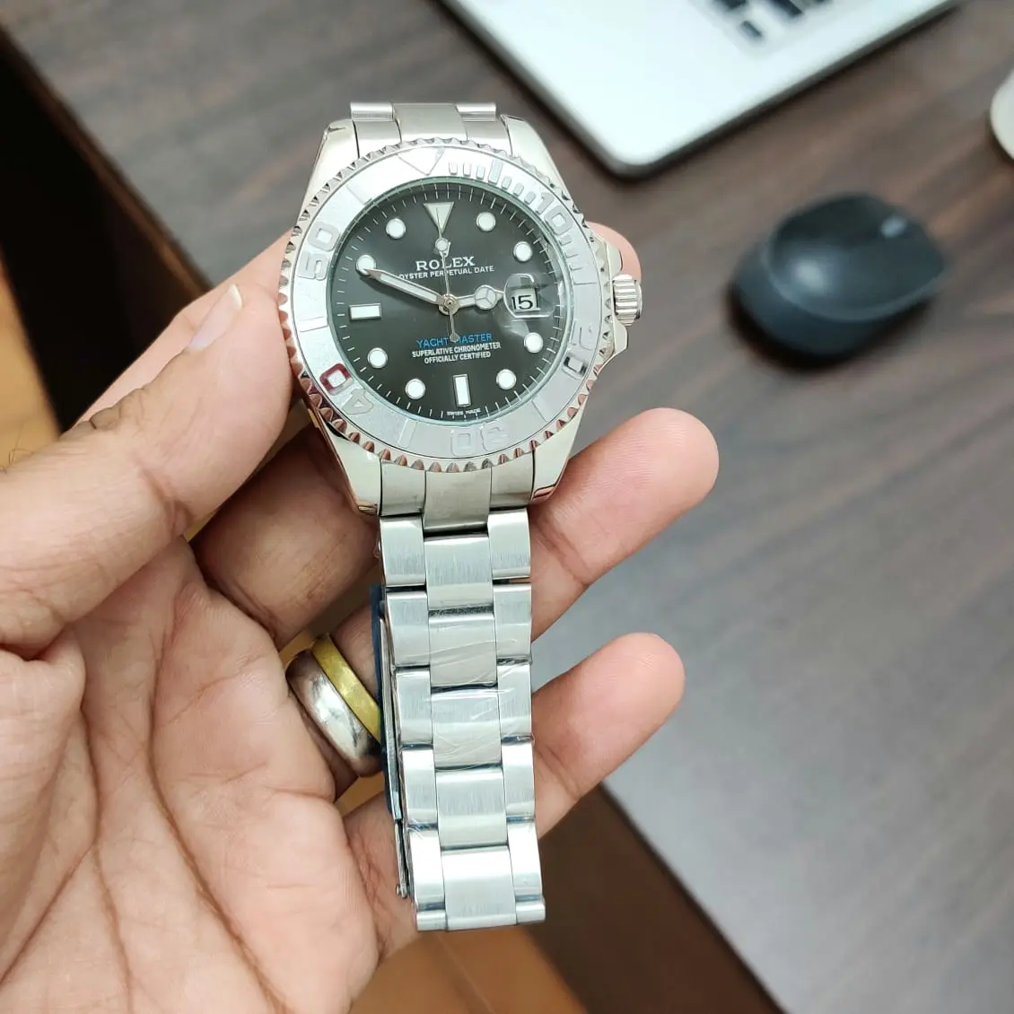 Rolex Yacht-Master — green dial
