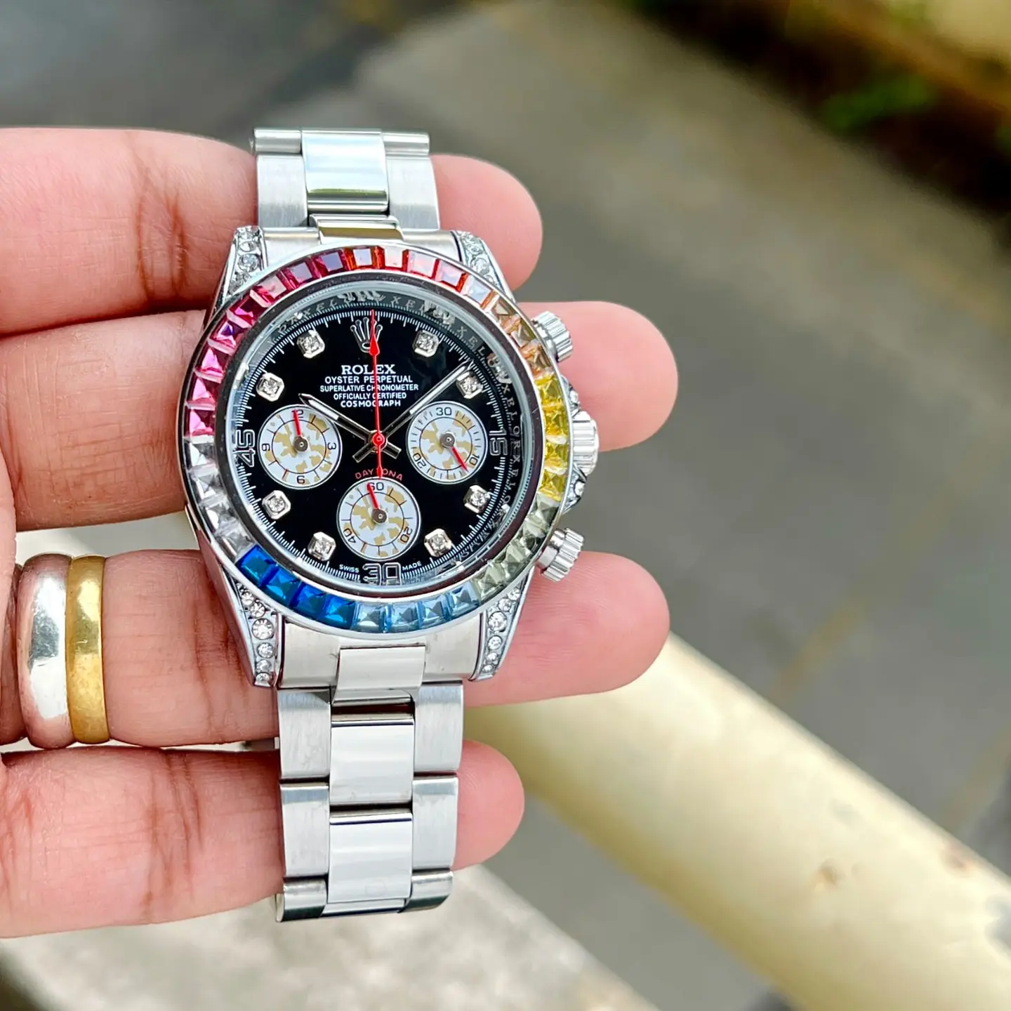 Rolex Daytona — black dial