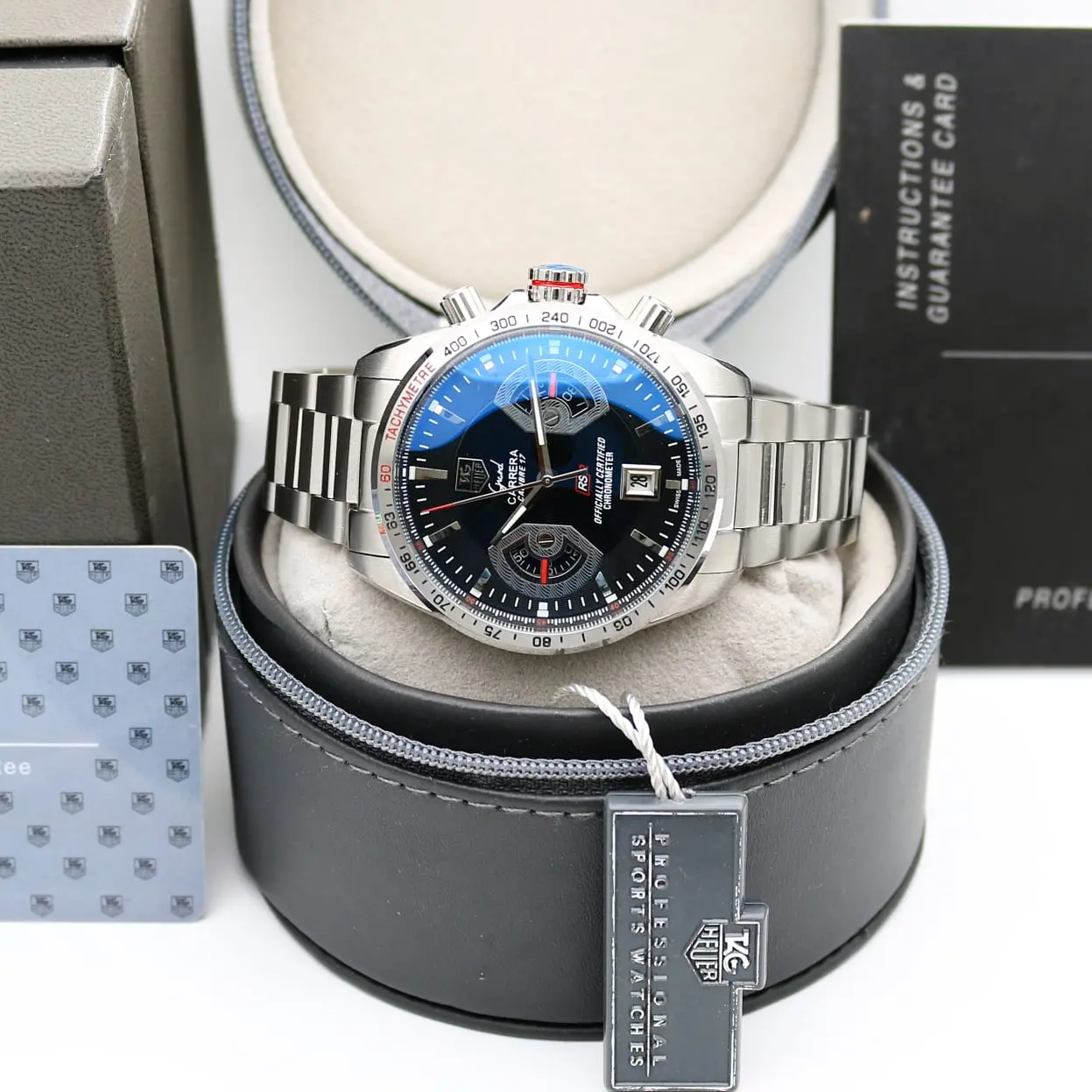 TAG Heuer Grand Carrera — black dial