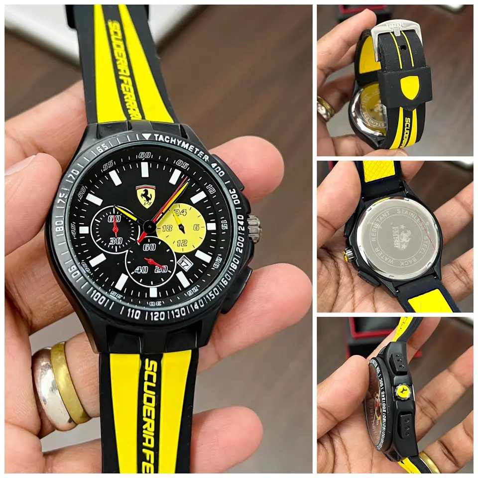 Scuderia Ferrari Chronograph — black dial, black case