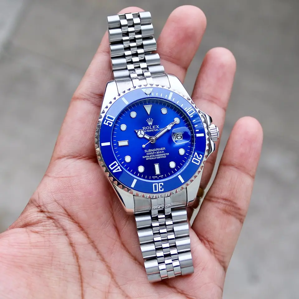 Rolex Submariner — blue dial