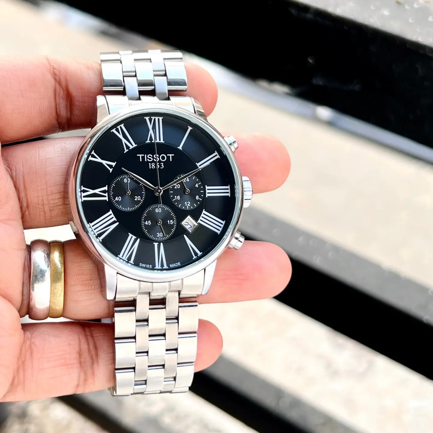 Tissot Chronograph — black dial