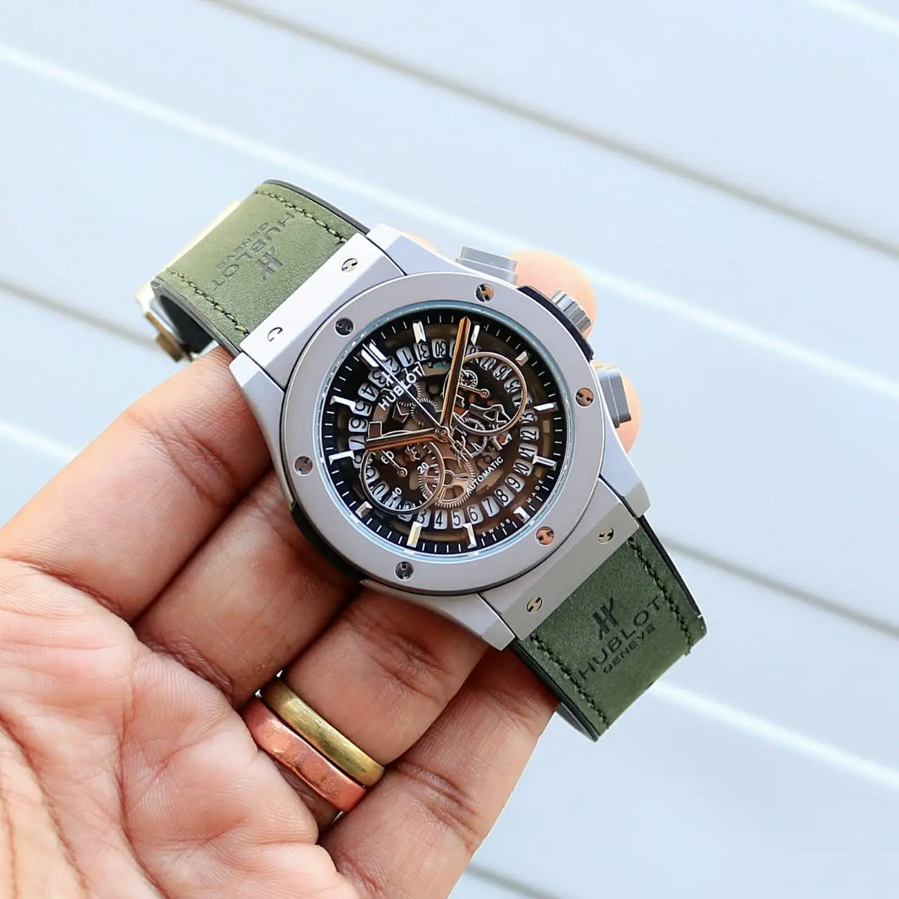 Hublot Classic Fusion — open-worked dial, titanium