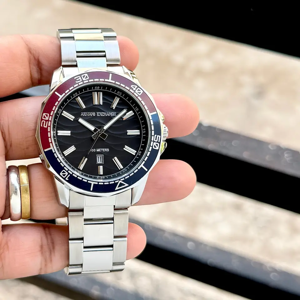 Emporio Armani Diver — black dial