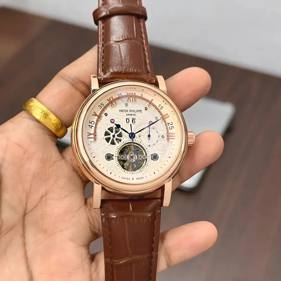 Patek Philippe Automatic — white dial, rose gold