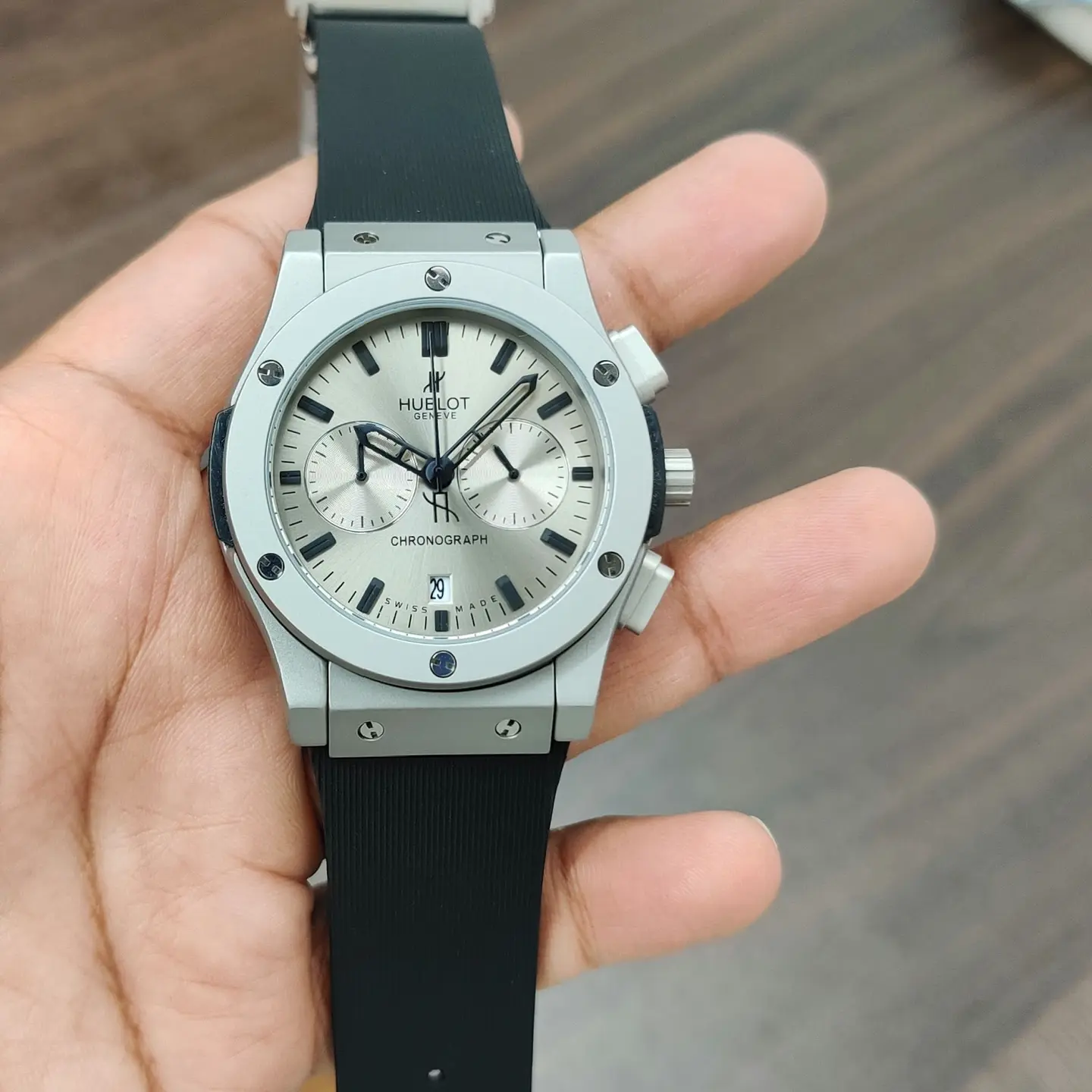 Hublot Classic Fusion — silver dial, titanium