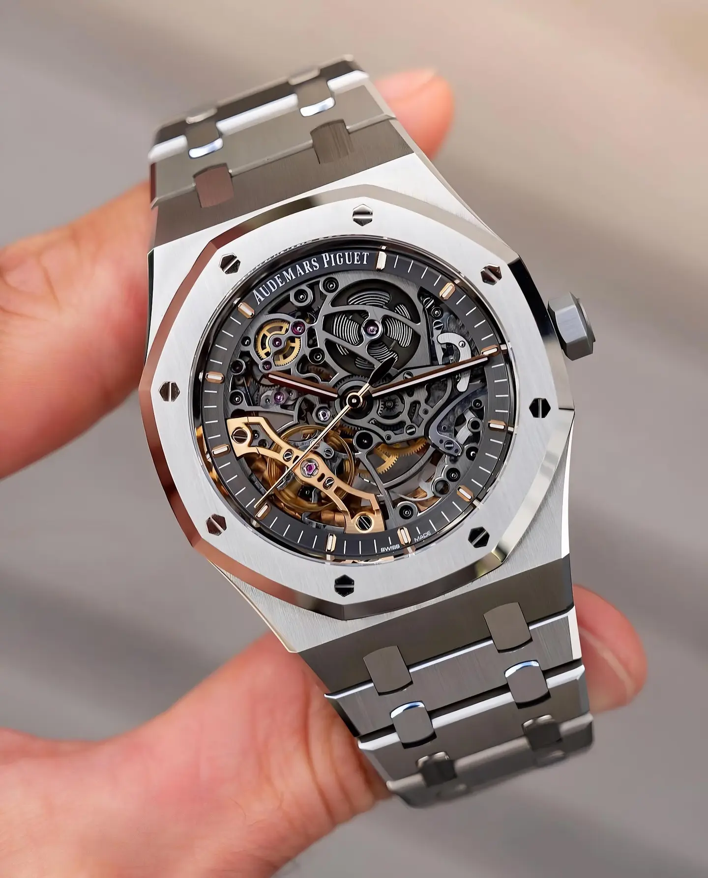 Audemars Piguet Royal Oak — open-worked dial