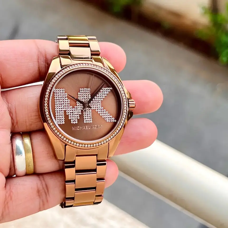 Michael Kors Bradshaw — brown dial, rose gold