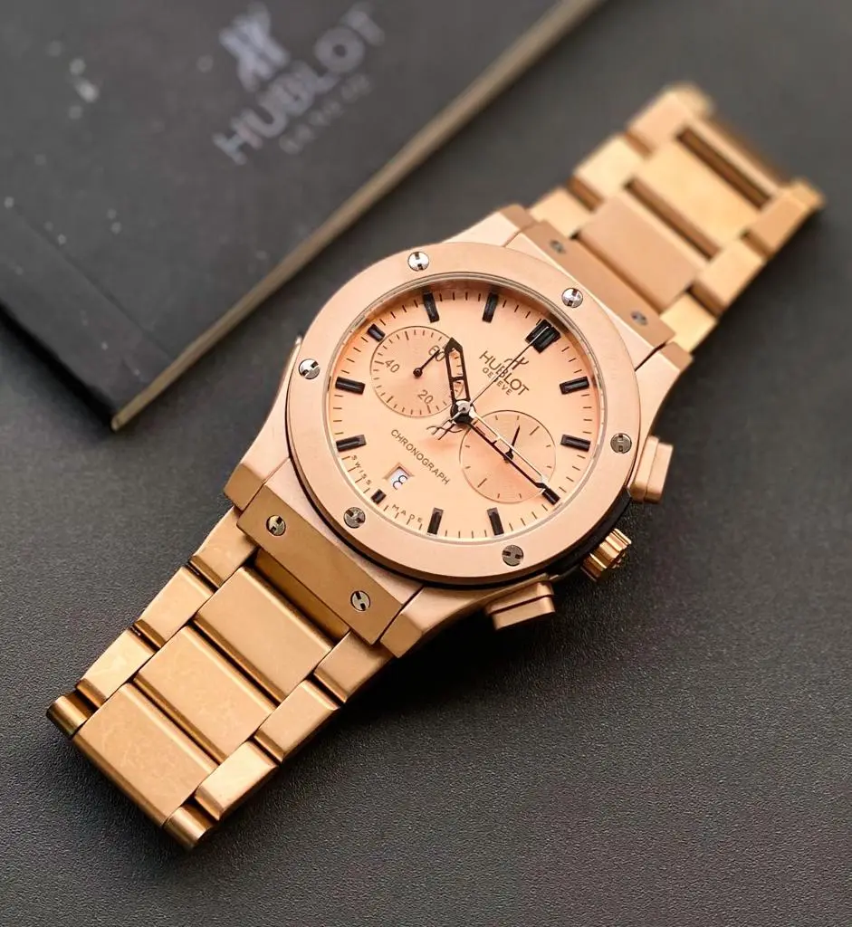 Hublot Classic Fusion — rose dial, rose gold