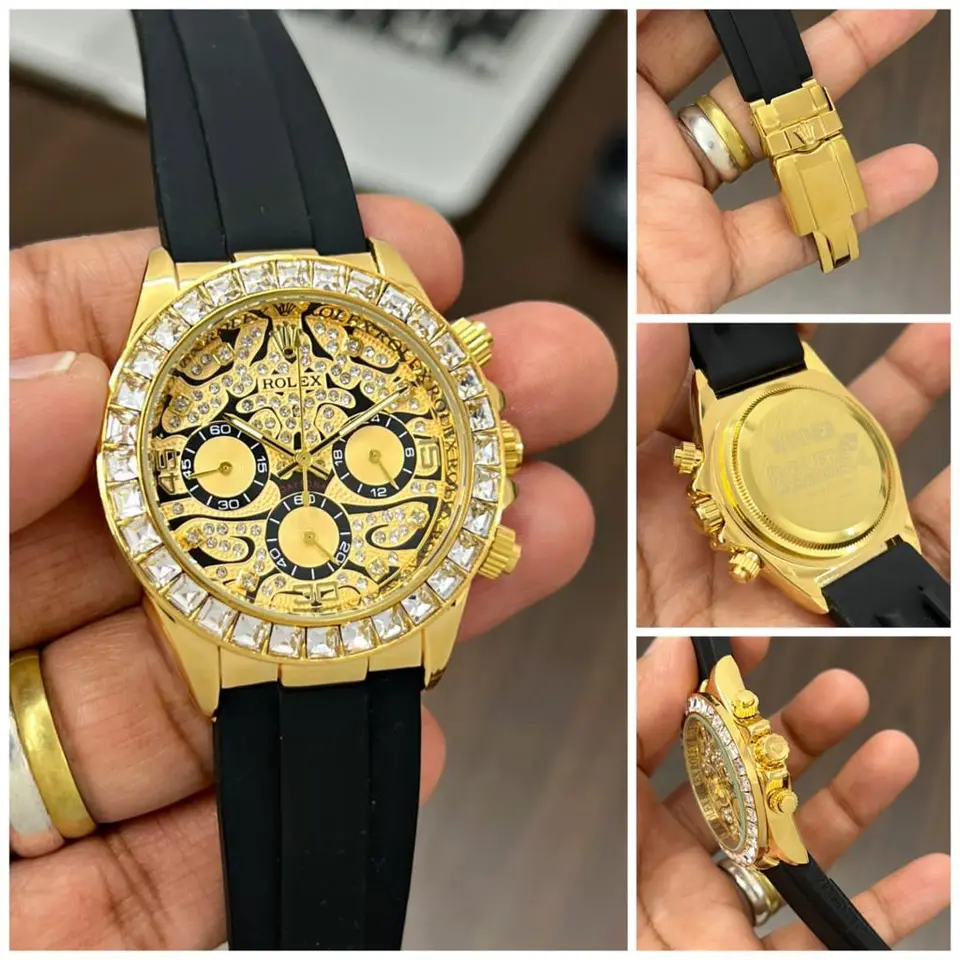 Rolex Daytona — gold dial, gold