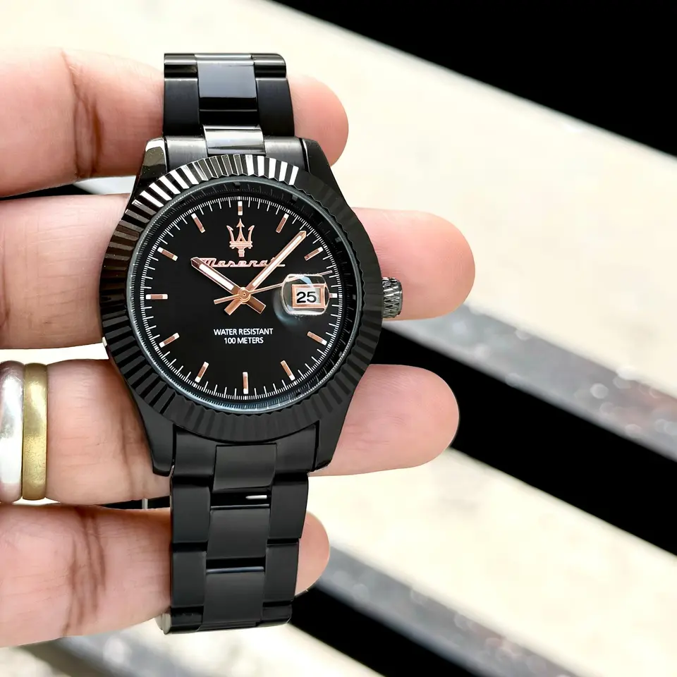 Maserati Competizione — black dial, black case