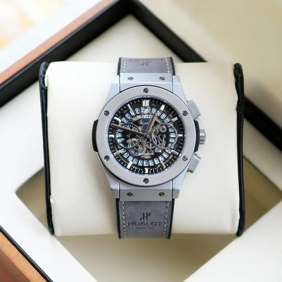 Hublot Classic Fusion — open-worked dial, titanium