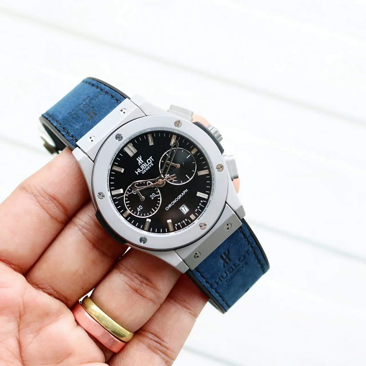Hublot Classic Fusion — black dial, titanium