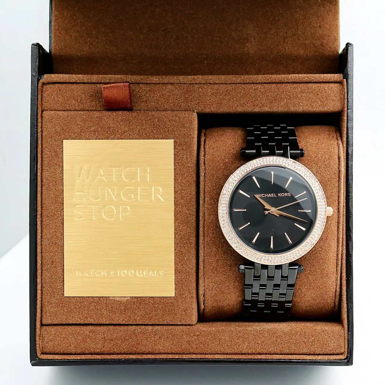 Michael Kors Darci — black dial, black case