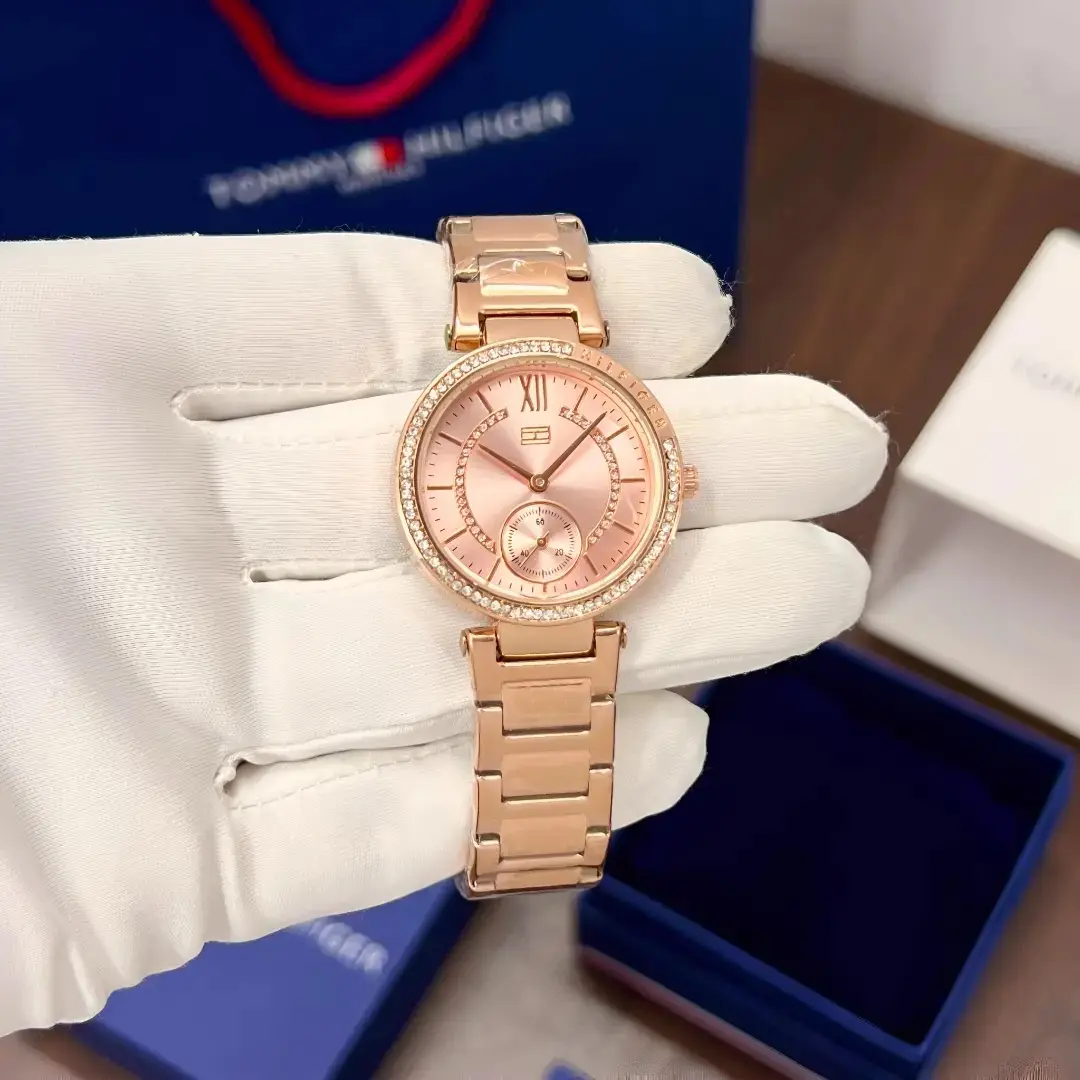 Tommy Hilfiger Dress watch — rose dial, rose gold